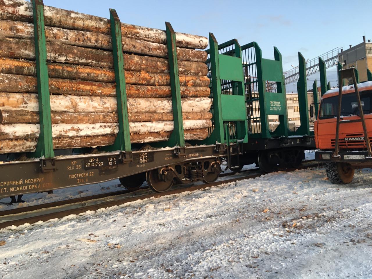 Multi Fracht reprend l’expédition de bois dans des wagons à bogies pour le transport de bois à la base des chemins de fer de Gorki, du Nord, de Sverdlovsk et de l’Extrême-Orient vers la Chine